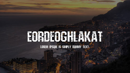 74套个性英文字体合集